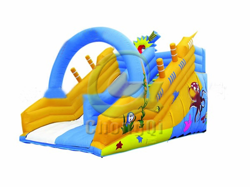 hot sale used inflatable slides